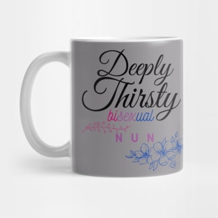 Deeply Thirsty in Bi Flag Colours Mug